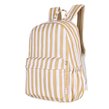 Load image into Gallery viewer, Mustard Stripe Junior Kindy/School Backpack