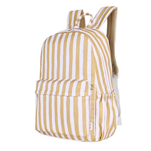 Mustard Stripe Junior Kindy/School Backpack