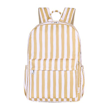 Load image into Gallery viewer, Mustard Stripe Junior Kindy/School Backpack