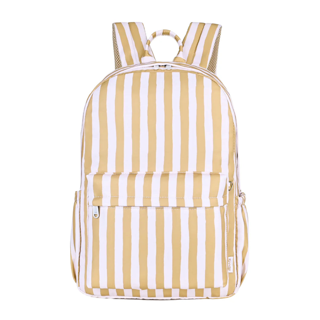 Mustard Stripe Junior Kindy/School Backpack