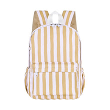 Load image into Gallery viewer, Mustard Stripe Mini Daycare/Toddler Backpack