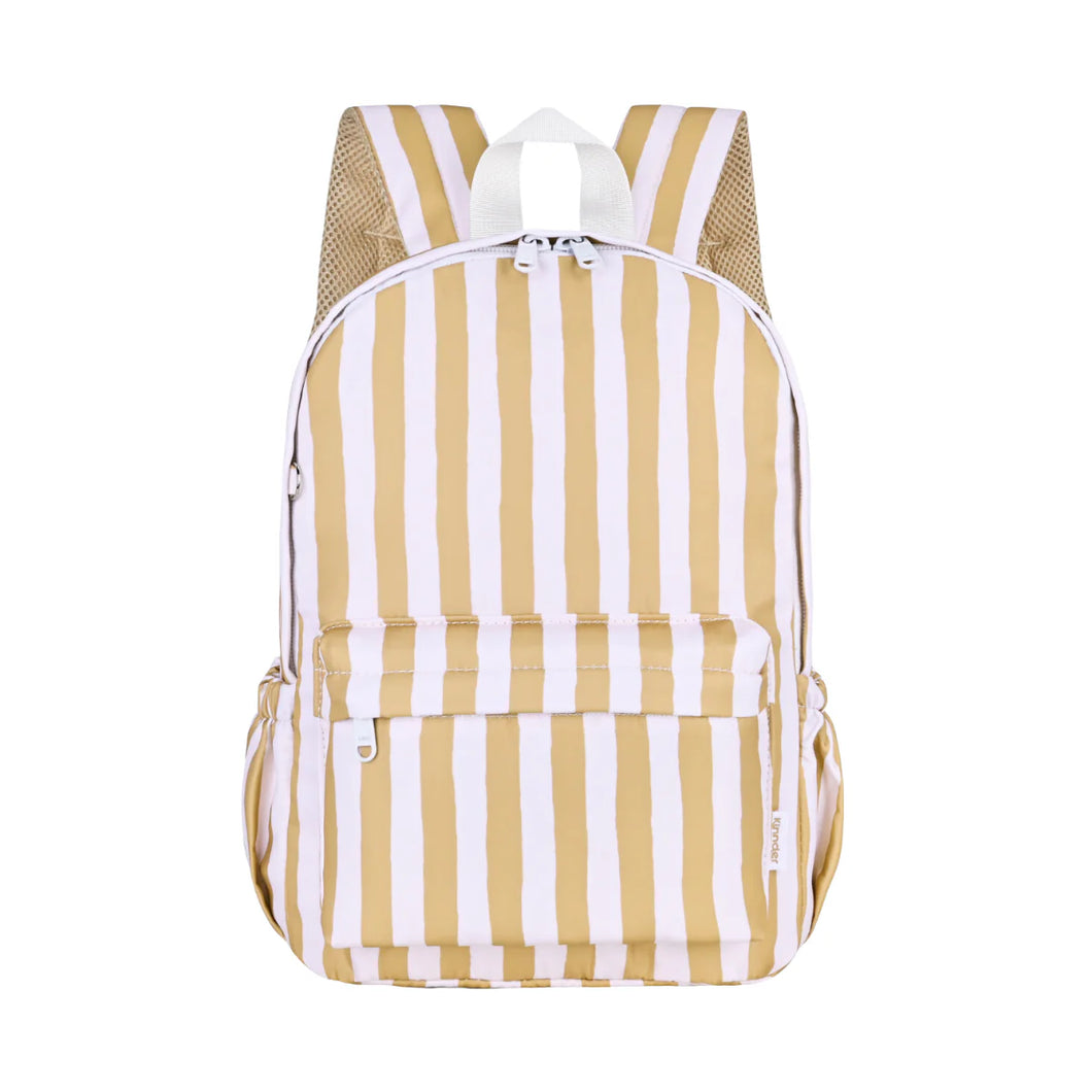 Mustard Stripe Mini Daycare/Toddler Backpack