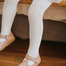 Load image into Gallery viewer, Cloud Pointelle Tights