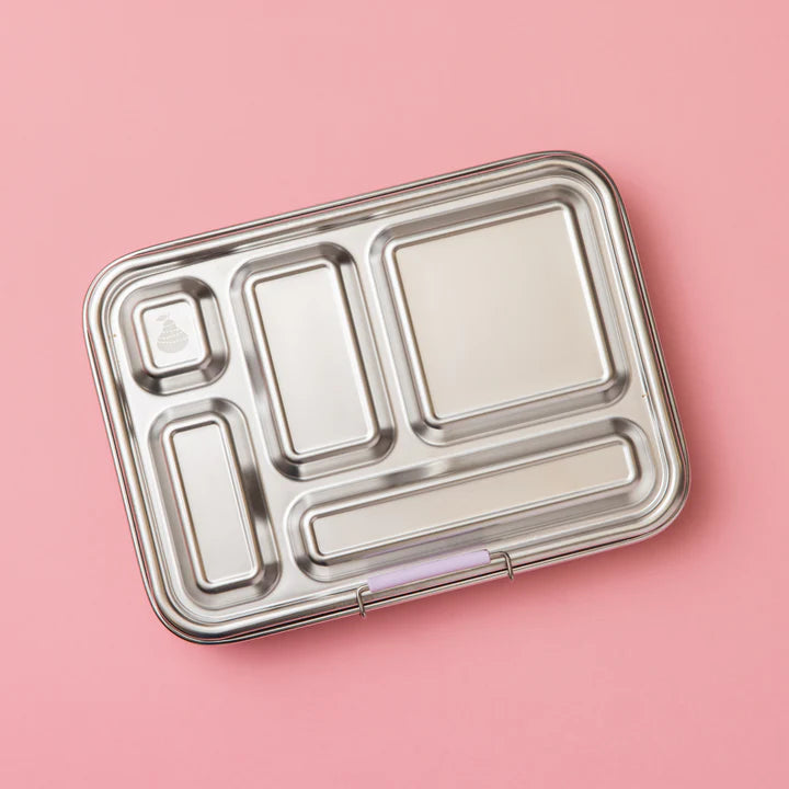 5 Compartment Leakproof Stainless Steel Lunch Box | Soft Lilac
