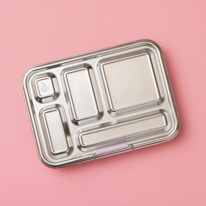 5 Compartment Leakproof Stainless Steel Lunch Box | Soft Lilac