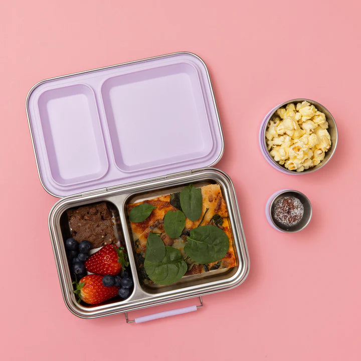 Two Compartment Leakproof Lunch Box | Soft Lilac