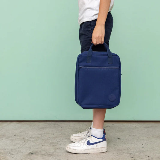 Navy Jumbo Lunch Bag