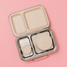 Load image into Gallery viewer, Two Compartment Leakproof Lunch Box | Oatmeal