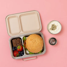 Load image into Gallery viewer, Two Compartment Leakproof Lunch Box | Oatmeal