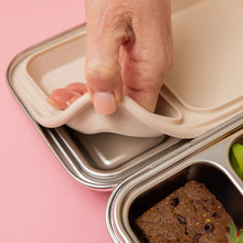 Load image into Gallery viewer, Two Compartment Leakproof Lunch Box | Oatmeal