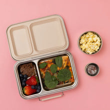 Load image into Gallery viewer, Two Compartment Leakproof Lunch Box | Oatmeal