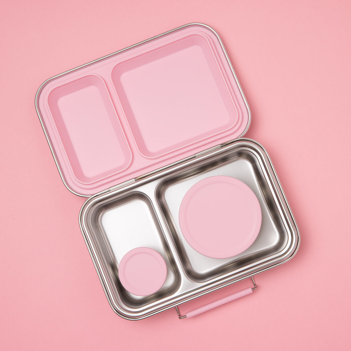 Two Compartment Leakproof Lunch Box | Pink