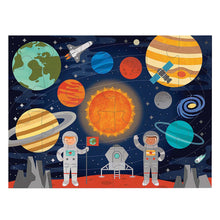 Load image into Gallery viewer, Outer Space Floor Puzzle 24pc