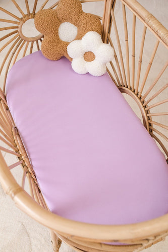 Organic Change Pad/Bassinet Sheet | Lilac