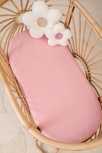 Organic Change Pad/Bassinet Sheet | Peony
