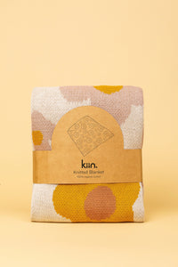 Bloom Organic Cotton Knitted Blanket