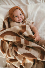 Load image into Gallery viewer, Rainbow Organic Cotton Knitted Blanket