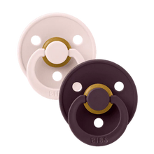 Load image into Gallery viewer, BIBS Pacifier Size 1 | 0-6M | Round Natural Rubber Teat