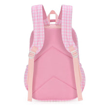 Load image into Gallery viewer, Pink Gingham Campus School Backpack 2.0