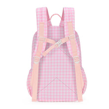 Load image into Gallery viewer, Pink Gingham Junior Kindy/School Backpack