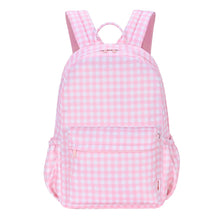 Load image into Gallery viewer, Pink Gingham Junior Kindy/School Backpack