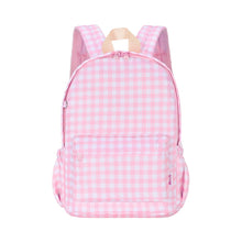 Load image into Gallery viewer, Pink Gingham Mini Daycare/Toddler Backpack
