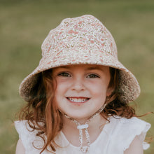Load image into Gallery viewer, Kids Ponytail Bucket Sun Hat | Savanna