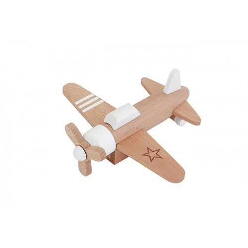 Wooden Friction Propeller Plane