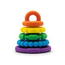 Load image into Gallery viewer, Rainbow Stacker and Teether Toy