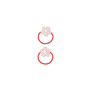 Hair Ties | Red Dotty Daisies