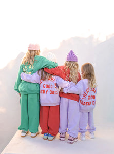 Good Tracky Dacks | Lavender/Red
