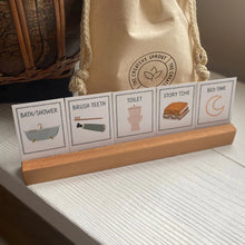 Load image into Gallery viewer, 72 Daily Routine Cards + Display Stand