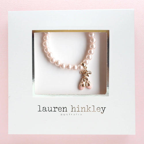 Ballet Slippers Pearl Bracelet