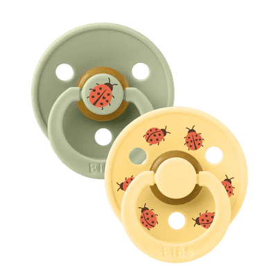 BIBS Pacifier Size 3 | 18M+ | Round Natural Rubber Teat