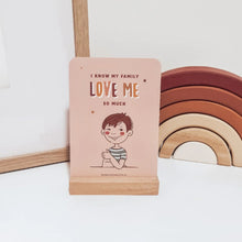 Load image into Gallery viewer, Wooden Card Holder