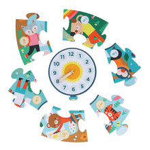 Load image into Gallery viewer, Telling Time Floor Puzzle 25pc
