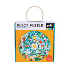 Load image into Gallery viewer, Telling Time Floor Puzzle 25pc