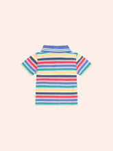 Load image into Gallery viewer, Vintage Stripe Hux Emb Polo