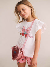 Load image into Gallery viewer, Strawberry Print Rib Bike Short