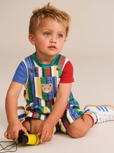 Load image into Gallery viewer, Variegated Stripe Shortall