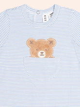 Load image into Gallery viewer, Peekaboo Hux Stripe Bodysuit