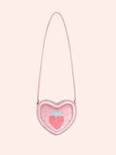 Load image into Gallery viewer, Strawberry Sequin Heart Bag