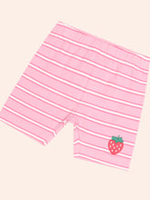 Load image into Gallery viewer, Strawberry Crme Stripe Bike Short
