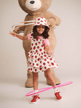 Load image into Gallery viewer, Strawberry Tiered Pinafore