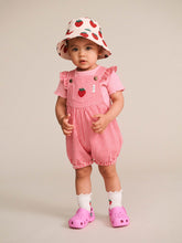Load image into Gallery viewer, Strawberry Emb Stripe Playsuit