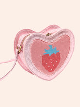 Load image into Gallery viewer, Strawberry Sequin Heart Bag