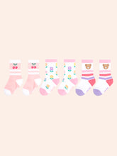 Load image into Gallery viewer, 3Pk Girls Sports Socks