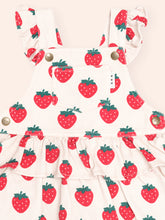 Load image into Gallery viewer, Strawberry Tiered Pinafore
