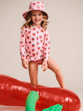 Load image into Gallery viewer, Strawberry Check 2Pc Swim Set