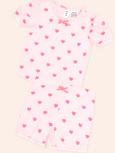 Load image into Gallery viewer, I Heart You Pointelle Puff Slv Pjs